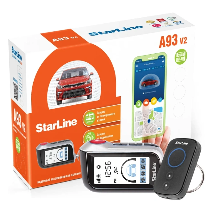 Охранно-телематичекий комплекс StarLine А93 v2 2CAN+2LIN 4003428