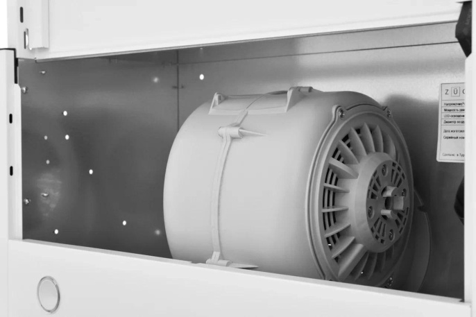 Вытяжка встраиваемая Zugel ZHT652GW белый управление: сенсорное 1 мотор