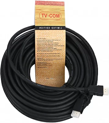 Кабель цифровой HDMI19M to HDMI19M, V1.4+3D, 20m TV-COM CG150S-20M