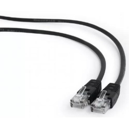 Патч-корд PREMIER PP12-5M/BK литой (molded), UTP, кат.5E, 5м, 4 пары, 26AWG,  алюминий омедненный,  многожильный,  черный