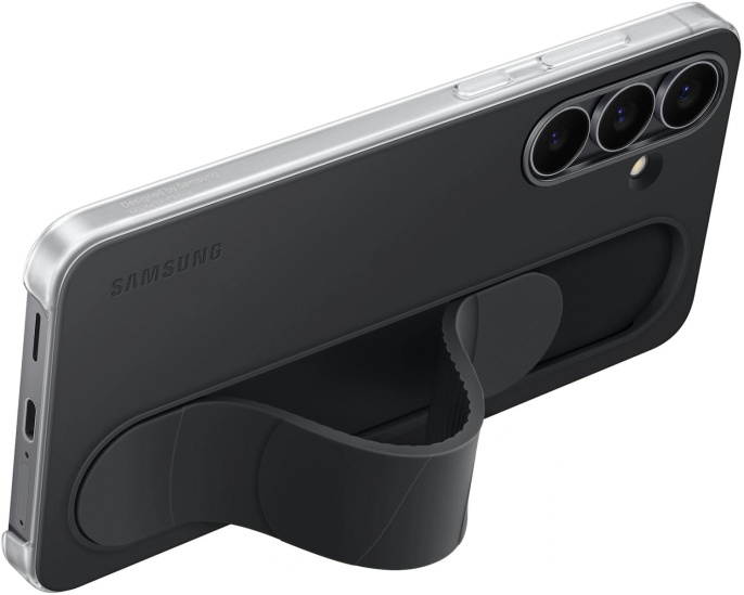 Чехол (клип-кейс) Samsung Grip Case, для Samsung Galaxy S25 FE, черный [ef-gs731cbegru]