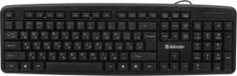 Клавиатура Defender Next HB-440 45440 104кл. мембранная , интерфейс подключения - USB, кабель 1.8 м, цвет черный/серый