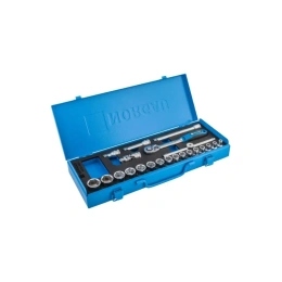 Набор торцевых 6-гранных головок 3/8" NORGAU 22 предмета с аксессуарами N3022-S622 063693022