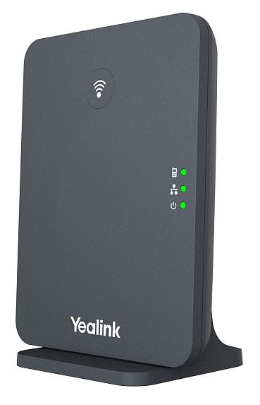 База DECT Yealink W70B, базовая станция, до 10 SIP-аккаунтов, до 10 трубок на базу, до 20 одновременных вызовов