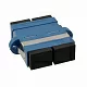 CommScope 1-5502776-1 Адаптер SC Duplex одномод. SC Coupler, Duplex, Ceramic alignment sleeve, Blue SM