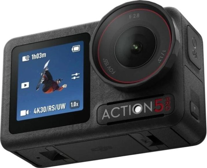 Экшн-камера Dji Osmo Action 5 Pro Standard Combo 1xCMOS 12Mpix черный/черный