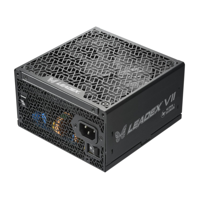 Блок питания 1000 Ватт/ Power Supply Super Flower Leadex VII, 1000W, ATX 3.0, 140mm, 12xSATA, 4xPCI-E 6+2 , 1x12VHPWR, APFC, 80+ GOLD, Full Modular SF-1000F14XG