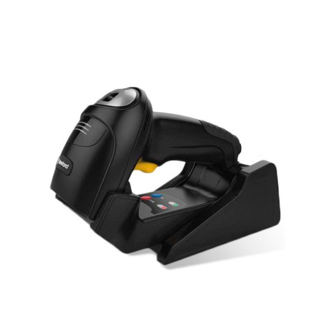 Сканер штрих-кодов HR52 Bonito 2D CMOS Handheld Reader, Mega Pixel, dot-code enabled Black surface with 3.5 mtr. coiled USB cable and autosense. Incl. foldable smart stand. NLS-HR5280RT-SF