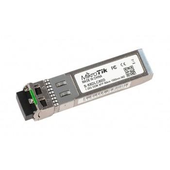 Трансивер MikroTik S-55DLC80D Модуль 1.25Gbps, SM, 1550nm, 80km, Dual LC connector