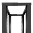 Стойка ExeGate EOR2-32U.1000.BLACK (открытая телекоммуникационная 19", 32U, двухрамная, усиленная, с роликовыми опорами, раздвижная, В1610хШ600х Г(550-790) мм, цвет черный RAL 9004) EX301163RUS