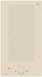 Индукционная варочная поверхность HIBERG i-MS 3029 Y, конфорок: 2 шт.,  стеклокерамика,  независимая, бежевый