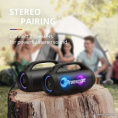 Портативная колонка Tronsmart Bang SE 40W стереозвук, IPX6, Bluetooth 5.3, ультрапортативная с ручкой и съемным ремешком, 3 режима освещения, 60 Гц – 20 кГц, 24 часа
