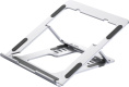 Подставка для ноутбука Buro BU-LS120, 238х17х215 мм, 450г, серебристый