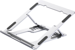 Подставка для ноутбука Buro BU-LS120, 238х17х215 мм, 450г, серебристый