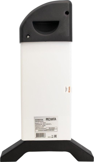 Конвектор Ресанта ОК-1000С,  1000Вт,  с терморегулятором, белый [67/4/6]