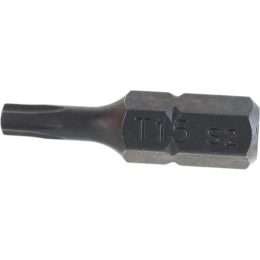 Вставка-бита 1/4"DR TORX, T15, 25 мм Ombra 514315