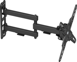 Кронштейн roome LDA40-223-R (для телевизоров, диагональ экрана: 13"-43", настенный, максимальная нагрузка: 20 кг, угол наклона: +5/-15 °, угол поворота: +90/-90 °, VESA: 75x75, 100x100, 100x200, 200x100, 200x200)