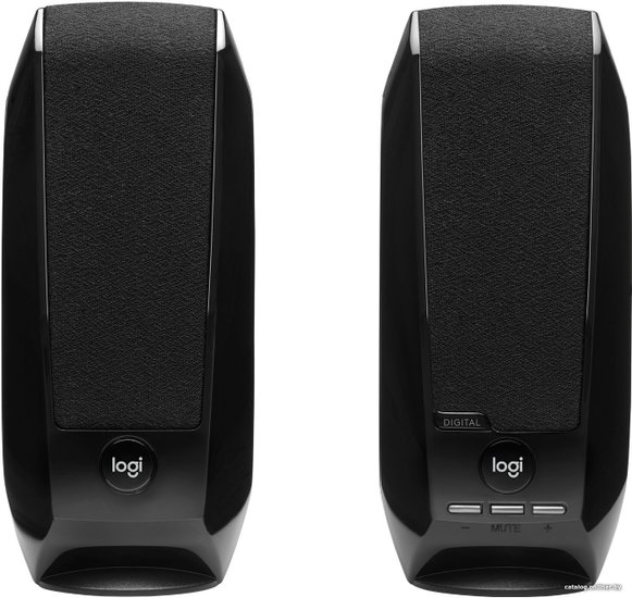 Акустика Logitech S150 980-000029 настольная полочная , 2.0, мощность RMS 1 Вт, 20-20000 Гц, пластик