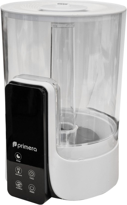 Увлажнитель воздуха ультразвуковой PRIMERA HUP-R3155-TA,  5.5л,  белый/черный