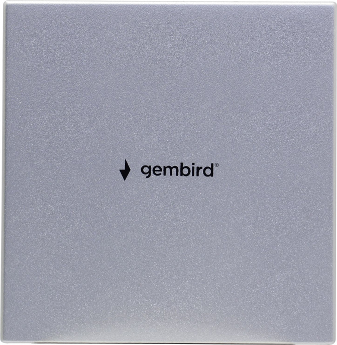 Внешний DVD-привод Gembird DVD-USB-02-SV с интерфейсом USB 2.0 пластик, серебро