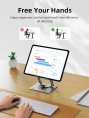 Эргономичная подставка CABLETIME CS23G (CT-PSR04-AG) – устойчивая, с поворотом на 360° для планшета