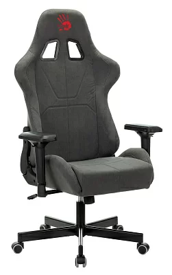 Кресло игровое A4Tech Bloody GC-700 серый крестовина металл