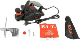 Электрорубанок P.I.T. PEP82-C 650Вт, 16800 об/мин, 2 ножа 82мм, 0-2мм, 1 фаска, упор, адаптер