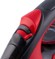 Утюг DOMFY DSC-EI502,  с паровым ударом,  2400Вт,  с автоотключением,  черный и красный