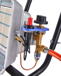 Тепловая пушка газовая Elitech ТП 3ГИ 4600Вт серый/черный