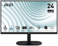Монитор MSI PRO MP245V 23,8" 16:9 FHD 1920x1080 VA Flat,1ms MPRT ,4000:1,100M:1,300nit,178/178,HDMI 1.4,VGA D-Sub ,Tilt,VESA,100Hz,Black,1y war-ty 9S6-3PC0CM-014