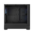 Корпус Case Fractal Design Pop Air RGB TG Clear Tint, Midi-Tower, 3x120mm RGB, 2xUSB-A 3.2 ATX, mATX, mITX Black FD-C-POR1A-06