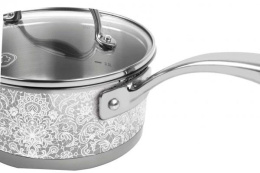 Ковш Rondell Ajour RDS-1052, 1.5л, с крышкой, стальной