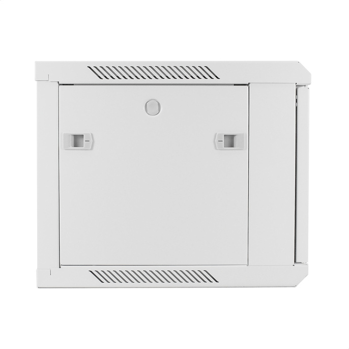 Шкаф телекоммуникационный 19" настенный 6U ExeGate EC-WM-6U.450.M.GREY (19”, 6U, 600x450x370mm (ШхГхВ), передняя дверь металл, съемные боковые панели, пыле- и влагозащита IP23, светло-серый RAL 7035) EX298611RUS