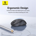 Мышь Baseus B01055505111-01 Ergonomic; без батареек, рабочее расстояние 10м, совместимость с Windows, Harmony OS, Apple OS, Linux, Vista; Cluster Black