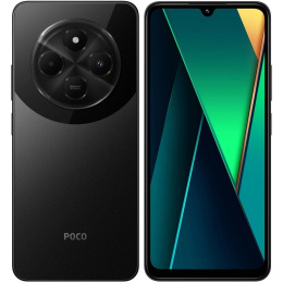 Мобильный телефон POCO C75 6+128 C3NP/Black|6.88"1640x720/120Hz/IPS/MTK G81 Ultra/And14/50+0.08MP/13MP/microSD/5160mAh 58874
