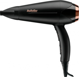 Фен BaByliss D570DE 2200 Вт, питанме: сеть, ионизация, независимая регулировка температуры, шнур: 1.95 м, количество режимов: 6, количество температурных режимов: 3, количество скоростных режимов: 2, подача холодного воздуха, насадки: концентратор, диффу