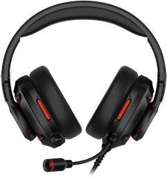 Гарнитура игровая Acer Nitro OHW306,  для компьютера, мониторные,  проводные, черный  / красный [zl.hdsee.00e]