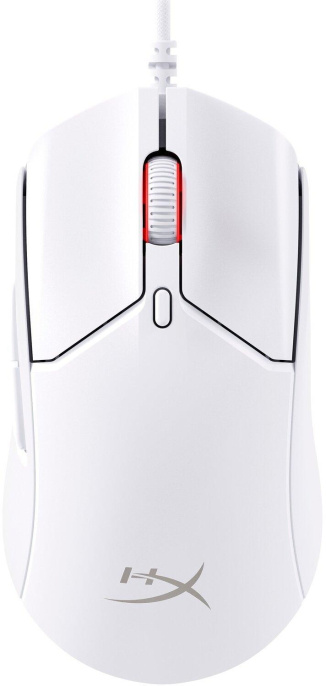 Мышь проводная HYPERX Pulsefire Haste 2, игровая, оптическая, USB, 26000dpi, белый [6n0a8aa]