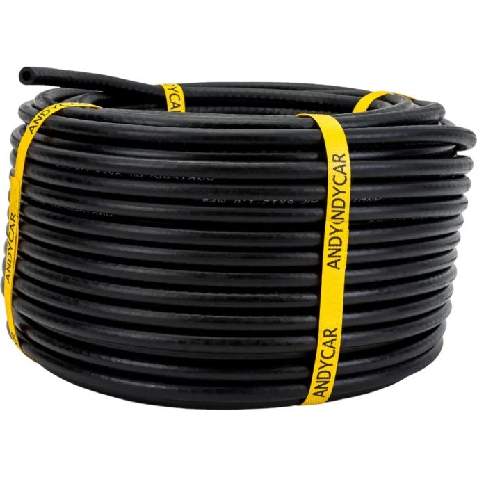 Шланг резиновый 3-х слойный пневматический для подачи воздуха (6х12 мм; 10 атм.; бухта 60 м) Andycar H15