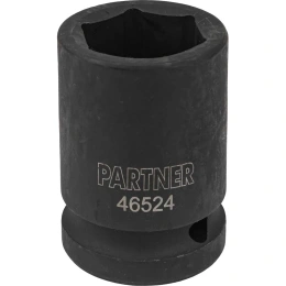 Головка ударная 6-гранная 24 мм, 3/4"DR Partner PA-46524(13003)