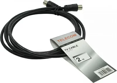 Telecom TTV9555-2м Кабель антенный ТВ 9.5 (M-M) 2м