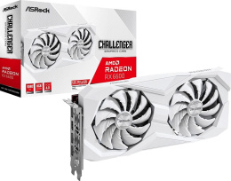 Видеокарта ASRock RX6600 Challenger White 8GB GDDR6 HDMI DPx3 2FAN RTL RX6600 CLW 8G