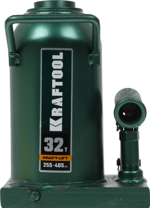 Домкрат Kraftool Kraft-Lift 43462-32_z01 бутылочный гидравлический зеленый/серый
