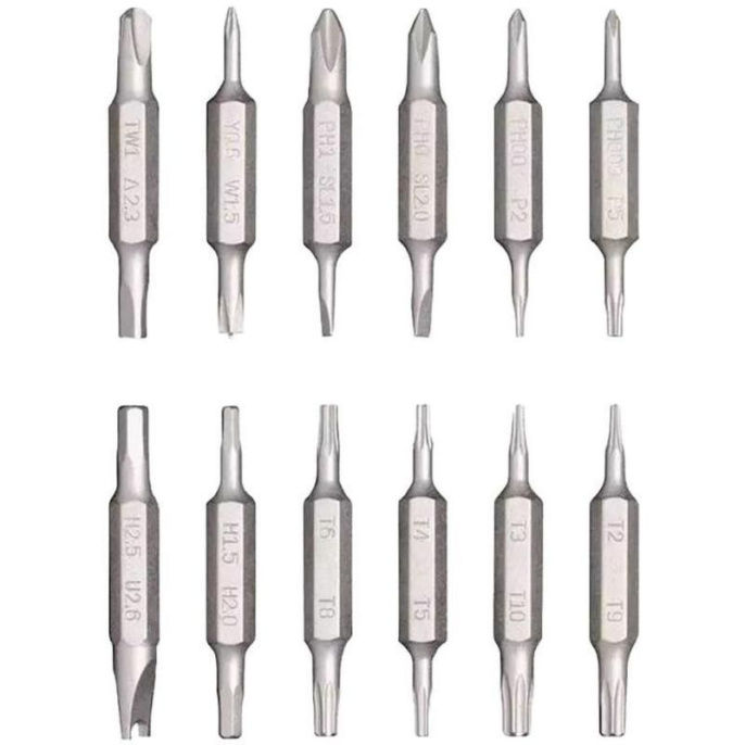 Отвёртка с набором бит HOTO 24-in-1 Precision Screwdriver красный, QWLSD004