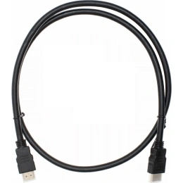 Кабель аудио-видео Cactus CS-HDMI.1.4-1 HDMI (m)/HDMI (m) 1м. позолоч.конт. черный