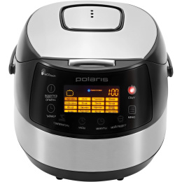 Мультиварка Polaris PMC 0517AD,  860Вт,   серебристый/черный