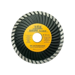 Диск алмазный TORGWIN отрезной сплошной турбо-волна по бетону и камню 125х22.2/10х2.4мм. "Europa" All-over Segmented Standard for Universal Turbo wave S58558