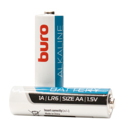 Батарея Buro Alkaline LR6 AA (2шт) блистер