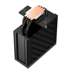 Кулер для процессора PCCooler RZ400 V2 BK 230W, 4-pin PWM, 155mm, Al/Cu, 4x6mm, 1x120mm, 86.73CFM, 32dBA, 2200RPM, S: 1851/1700/1200/115X, AM5/AM4, black