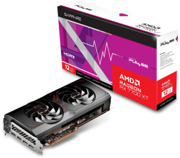 Видеокарта Sapphire PCI-E 4.0 11335-04-20G PULSE RX 7700 XT GAMING AMD Radeon RX 7700XT 12Gb 192bit GDDR6 2171/18000 HDMIx2 DPx2 HDCP Ret